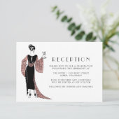 Roos Gold en Blush Wine Th-Weddenschappen Informatiekaartje (Staand voorkant)