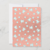 Roos Gold en glitter Mexican Fiesta Vrijgezellenfe Kaart (Achterkant)