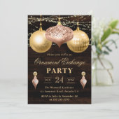 Roos Gold- en Gold-kerstbeurs Kaart (Staand voorkant)