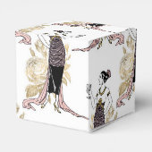 Roos Gold en goudwijn Bedankdoosjes (Achterkant)