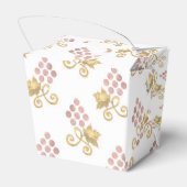 Roos Gold en goudwijn Bedankdoosjes (Achterkant)