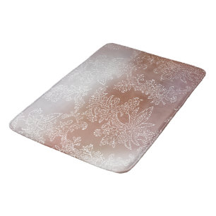 Roos Gold en Lace Design Bath Mat