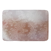 Roos Gold en Lace Design Bath Mat (Voorkant)