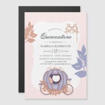 Roos Gold en Lila Glitter Princess Quinceañera