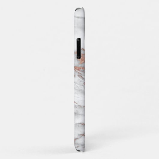 Roos Gold en Marble iPhone Case (Achterkant/rechts)