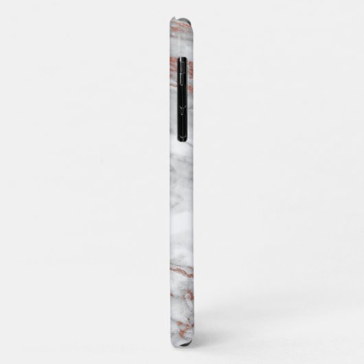 Roos Gold en Marble iPhone Case (Achterkant/links)