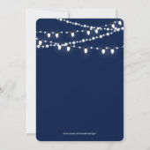 Roos Gold en marine | Modern Surprise Birthday Kaart (Achterkant)