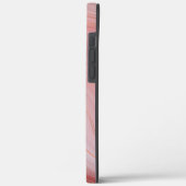 Roos Gold- en roze Agate Patroon met naam Case-Mate iPhone Case (Achterkant / Links)