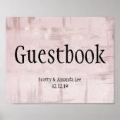 Roos Gold en roze  bruiloft Poster (Voorkant)