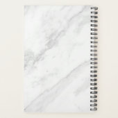 Roos Gold en Roze Flowers Teacher Planner (Achterkant)