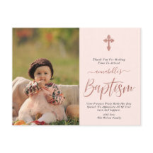 Roos Gold en roze fotomeisje Baptisme Hartelijk da