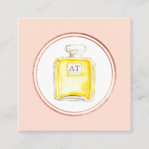 Roos Gold en roze Makeup Artist Social Media Picto Vierkante Visitekaartje