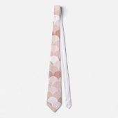 Roos Gold en roze Tegels Stropdas (Voorkant)