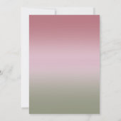 Roos Gold en Sage Green Blend Star-lampjes Kaart (Achterkant)