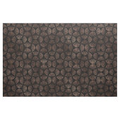 Roos Gold- en zwart art Deco Fan Pattern Stof (Fat Quarter)