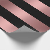 Roos Gold en zwart Cadeaupapier (Hoek)