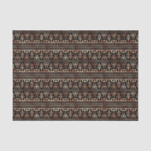 Roos Gold en zwart Floral Art Deco Pattern Tissuepapier