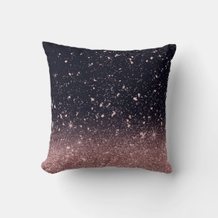 Roos Gold en zwart Sierkussen