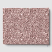 Roos Gold en zwarte glitter 35e verjaardag Gastenboek (Achterkant)