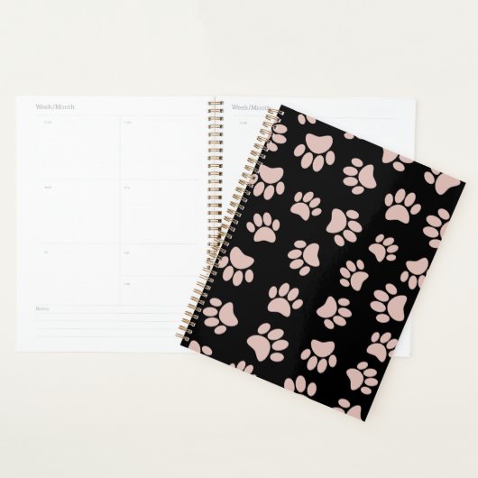 Roos Gold- en zwarte-hondenbank Planner (Display)