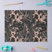 Roos Gold en zwarte marmer-loskoppeling Tissuepapier (Craft)