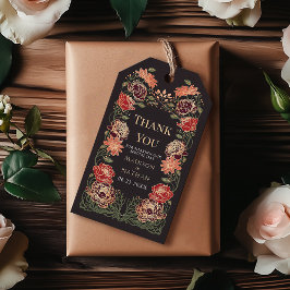 Roos Gold Enchanted Garden Wedding Dank u Cadeaulabel