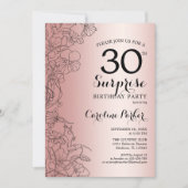 Roos Gold Enterprise 30e verjaardag Kaart (Voorkant)