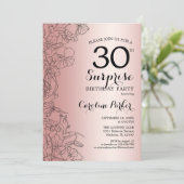 Roos Gold Enterprise 30e verjaardag Kaart (Staand voorkant)