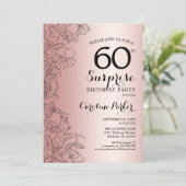 Roos Gold Enterprise 60e verjaardag Kaart (Staand voorkant)