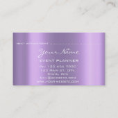 Roos Gold Event Planner BRUILOFT MAKE-UP Afsprakenkaartje (Achterkant)