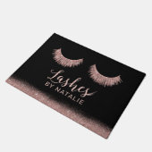 Roos Gold Eyelash Extensions Beauty Salon Deurmat (Schuin)