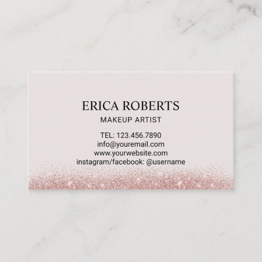 Roos Gold Eyelash Extensions Beauty Salon Loyalty (Achterkant)