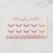 Roos Gold Eyelash Extensions Beauty Salon Loyalty (Voorkant)