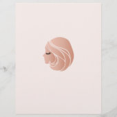 Roos Gold EyeLash Extensions en False Lash Girl Flyer (Achterkant)