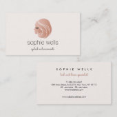 Roos Gold EyeLash Extensions en False Lash Girl Visitekaartje (Voorkant / Achterkant)