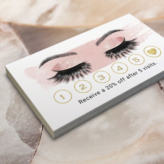 Roos Gold Eyelash Makeup Artist Blush Pink Loyalty