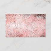 Roos Gold Eyelash-uitbreidingen Visitekaartje (Achterkant)