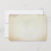 Roos Gold Fairy Lights Heart Leaf Tree Dank u Bedankkaart (Achterkant)