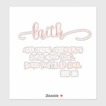 Roos Gold Faith met KJV Bijbelvers