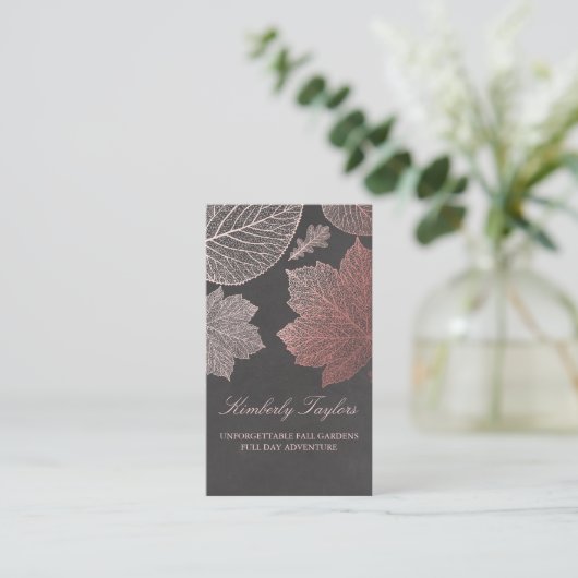 Roos Gold Fall laat elegante tuin achter Visitekaartje (Staand voorkant)