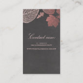 Roos Gold Fall laat elegante tuin achter Visitekaartje (Achterkant)