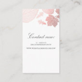 Roos Gold Fall laat elegante tuin achter Visitekaartje (Achterkant)