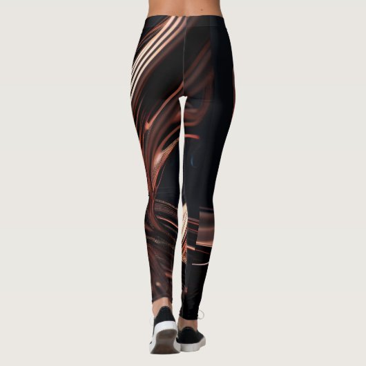 Roos Gold Fantasy leggings (Achterkant)