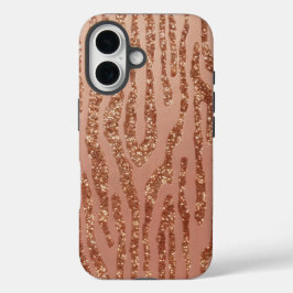 Roos Gold Faux Bois iPhone 16 Hoesje