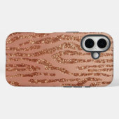 Roos Gold Faux Bois iPhone 16 Hoesje (Achterkant (horizontaal))