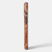 Roos Gold Faux Bois iPhone 16 Hoesje (Achterkant / Links)