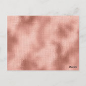 Roos Gold Faux Folie 18e Verjaardag Save The Date Briefkaart (Achterkant)