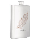 Roos Gold Faux Glitter Feather Speciaal Flacon (Rechts)