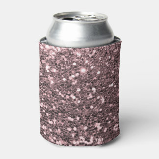 Roos Gold Faux Glitter Sparkles Blikjeskoeler