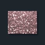 Roos Gold Faux Glitter Sparkles Canvas Afdruk<br><div class="desc">Glamoureus goud roos faux glitter. OPMERKING: dit zijn platte grafische afbeeldingen - geen verhoogde onderdelen.</div>
